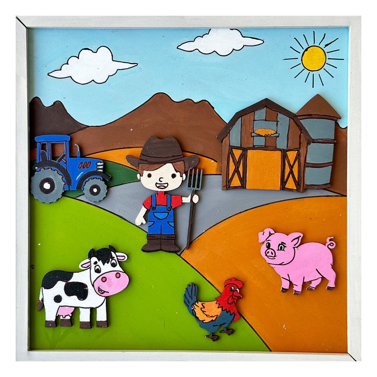 iCraft Countryside Canvas Painter's Kit - PK04 for Kids iCraft